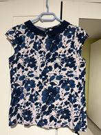 Blouse en coton, Maat 38/40 (M), Blauw, Ophalen of Verzenden, Zo goed als nieuw
