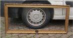 Mooie Vergulde Houten Lijst in barokstijl - 133x63 / 121x51, Ophalen of Verzenden, Zo goed als nieuw, Hout