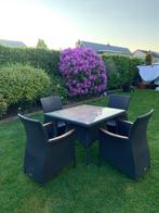 Tuinset, Jardin & Terrasse, Ensembles de jardin, Comme neuf, Chaise, 4 places, Enlèvement