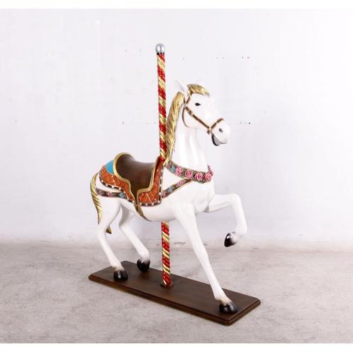 Carousel Horse — Statue de cheval Hauteur 167 cm, Collections, Collections Animaux, Neuf, Enlèvement ou Envoi