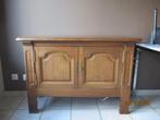 Massief eiken kast, Ophalen, Met deur(en), 100 tot 150 cm, Eikenhout