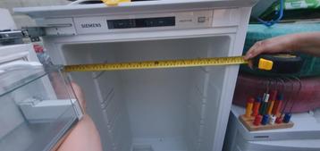 Frigo encastrable, Electroménager, 120 à 140 cm, Enlèvement, 45 à 60 cm, Sans bac à congélation