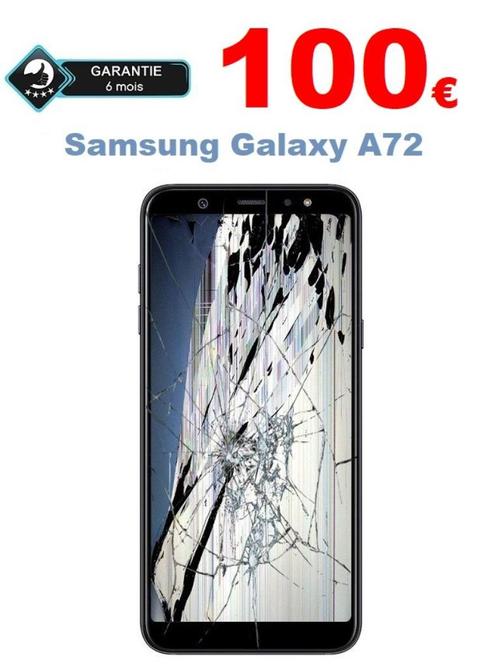 Réparation écran Samsung Galaxy A72 meilleur prix Bruxelles, Telecommunicatie, Mobiele telefoons | Toebehoren en Onderdelen, Samsung