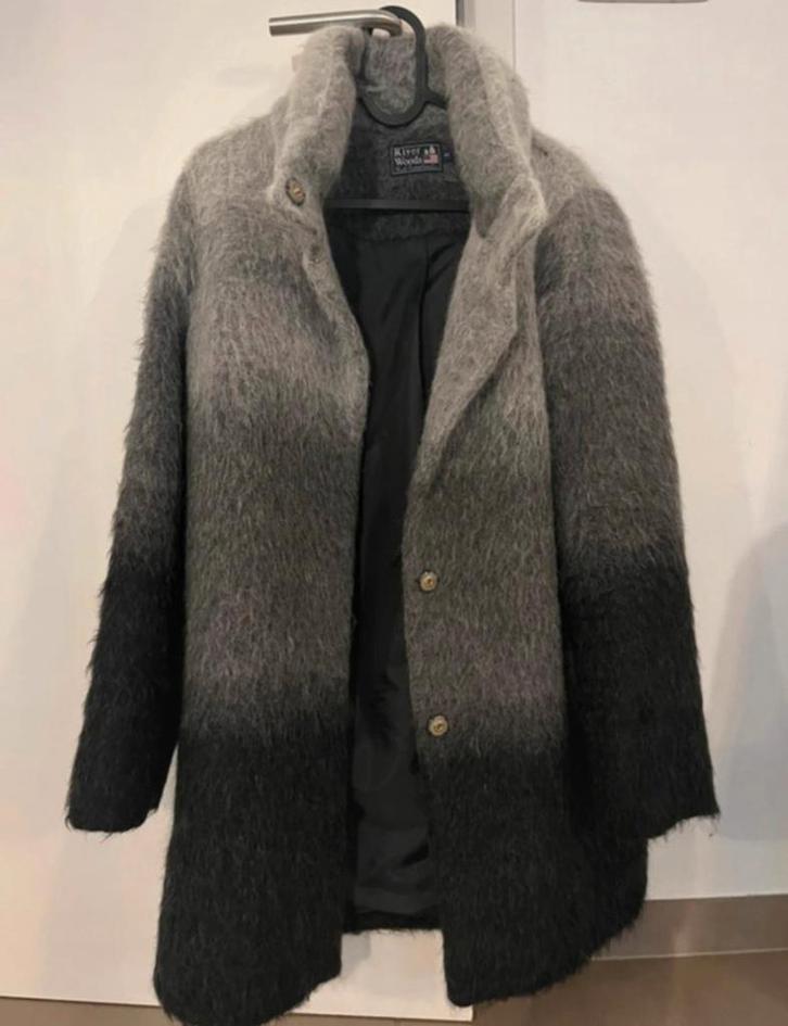Jas River Woods, Kleding | Dames, Jassen | Winter, Zo goed als nieuw, Maat 42/44 (L), Grijs, Ophalen of Verzenden