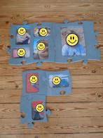 Lot de 5 cadres en bois puzzle, Moins de 50 cm, Comme neuf, Enlèvement, Bois