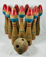 Brocante ancienne Charmant jeu de bowling français en bois, Enlèvement ou Envoi