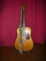 Aria Folkgitaar met versterkingselement en jack-in, Muziek en Instrumenten, Ophalen of Verzenden, Gebruikt, Western- of Steelstringgitaar