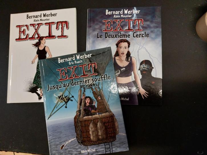 EXIT - Série complète (3 vol) - Très bon état - EO, Boeken, Stripverhalen, Gelezen, Complete serie of reeks, Ophalen of Verzenden