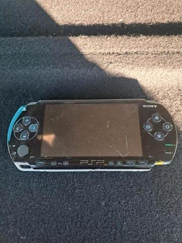 Zwarte psp-console moet worden gerepareerd. Ophalen of verze beschikbaar voor biedingen
