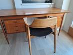 Vintage bureau en bureaustoel Deens design, Huis en Inrichting, Bureaus, Ophalen