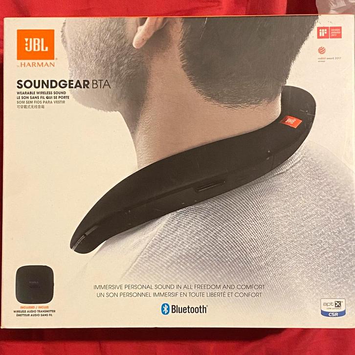 JBL Soundgear BTA, oordopjes met halsketting, Bluetooth, Audio, Tv en Foto, Luidsprekerboxen, Zo goed als nieuw, JBL, Ophalen of Verzenden