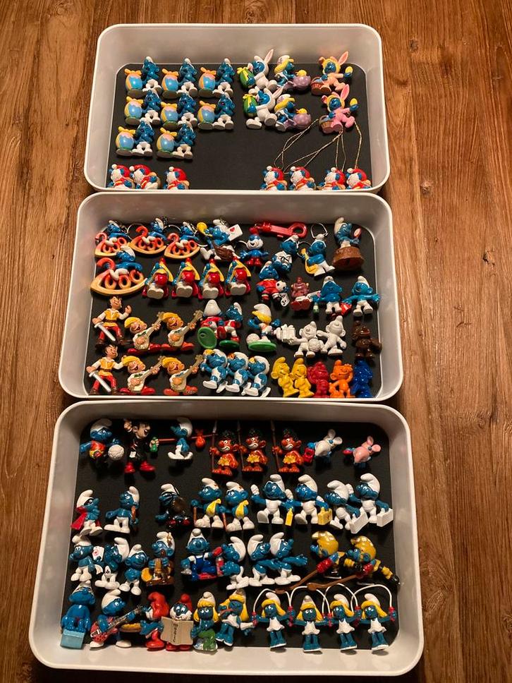 Smurfen bully schleich kerst, pasen, variant,, Collections, Schtroumpfs, Comme neuf, Poupée, Figurine ou Peluche, Différents Schtroumpfs