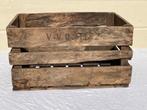 1942 Oude houten kist bak fruitbak 1942 krat, Ophalen of Verzenden