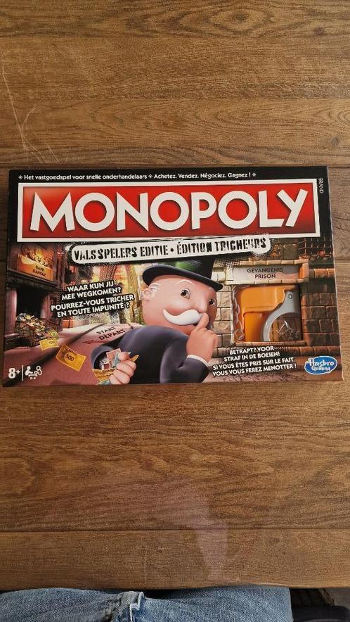 Monopoly "Valspelers editie", Hobby en Vrije tijd, Gezelschapsspellen | Bordspellen, Zo goed als nieuw, Ophalen