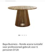 RONDE ACACIA tuintafel voor 6 PERSONEN, Tuin en Terras, Tuintafels, Ophalen, Zo goed als nieuw, Rond, Hout