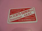 Oude speelkaart Claeys - Bauwens , Gent (31), Collections, Enlèvement ou Envoi, Comme neuf, Carte(s) à jouer