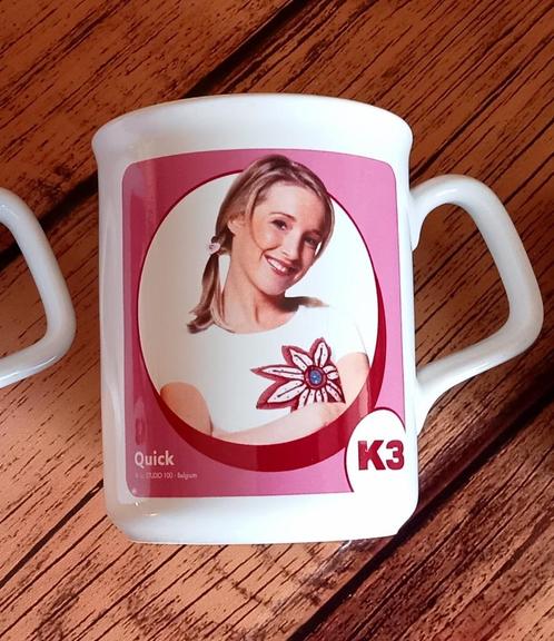 K3 Kathleen Quick Koffie Mok / Mug Koffietas van studio 100, Verzamelen, Muziek, Artiesten en Beroemdheden, Zo goed als nieuw