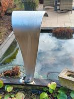 Mooie inox waterloop/fontein., Tuin en Terras, Waterpartijen en Fonteinen, Ophalen, Inox, Fontein