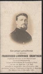 Gesneuvelde 1914-1918 Franciscus Ludovicus Chantrain, Verzamelen, Bidprentjes en Rouwkaarten, Ophalen of Verzenden