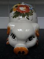 Groot vintage spaarvarken, 19 cm hoog, in prima staat, Ophalen of Verzenden