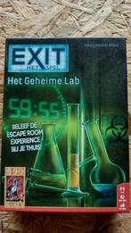 Gezelschapsspel "Exit, het geheime lab", Hobby en Vrije tijd, 999 games, Gebruikt, Een of twee spelers, Ophalen