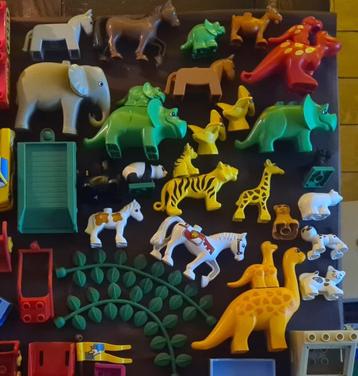 Duplo dieren, Kinderen en Baby's, Ophalen of Verzenden, Gebruikt, Losse stenen, Duplo