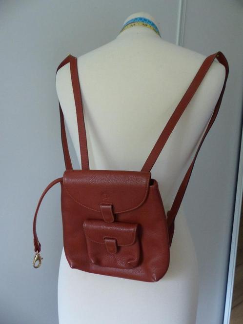 Nobody cognac rugzakje/schoudertas, Handtassen en Accessoires, Tassen | Damestassen, Zo goed als nieuw, Schoudertasje, Overige kleuren