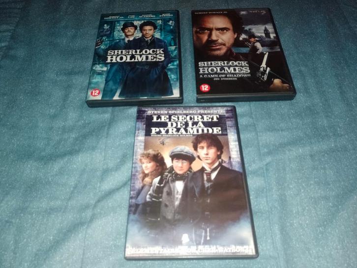 A vendre lot de 3 DVD Sherlock Holmes, CD & DVD, DVD | Thrillers & Policiers, Comme neuf, Détective et Thriller, Tous les âges