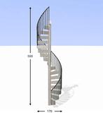 Escalier hélicoïdal en pierre naturelle de 5,6m, Enlèvement, Comme neuf, Escalier, 4 mètres ou plus