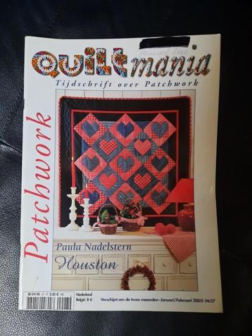 Tijdschrift " Quiltmania - Patchwork " @2002 Nr 27 beschikbaar voor biedingen