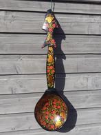 Russisch souvenir houten lepel khokhloma-stijl, Antiek en Kunst, Curiosa en Brocante, Verzenden