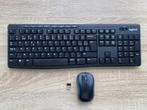 Logitech draadloos toetsenbord (numeriek & AZERTY) + muis, Computers en Software, Toetsenborden, Nieuw, Azerty, Ergonomisch, Draadloos