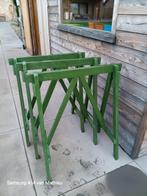 Houten schragen, Ophalen