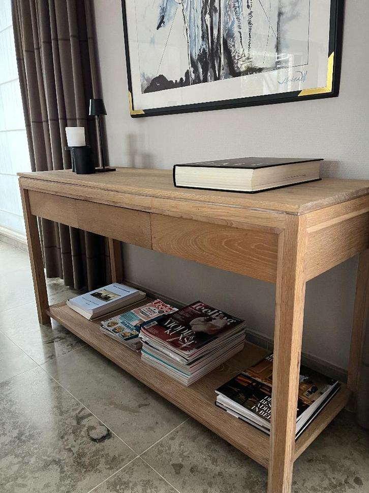 Massief houten console, Antiek en Kunst, Antiek | Meubels | Stoelen en Sofa's, Ophalen