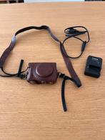 Canon fototoestel g9x met leren hoesje en oplader, Audio, Tv en Foto, Fotocamera's Digitaal, Ophalen of Verzenden, Zo goed als nieuw