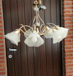 Kroonluchter 7 lampen schelpvorm, Huis en Inrichting, Ophalen, Zo goed als nieuw