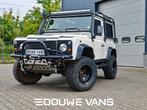 Land Rover Defender 90 Ledbar Grijs Kenteken Youngtimer 3500, Auto's, Land Rover, Euro 2, Gebruikt, Zwart, 2495 cc