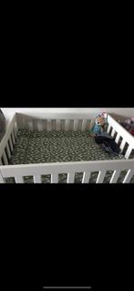 Box met matras, Kinderen en Baby's, Ophalen, Zo goed als nieuw, Rechthoekig, In hoogte verstelbaar