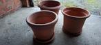 Pvc bloembakken,  drie stuks, Tuin en Terras, Ophalen, Zo goed als nieuw