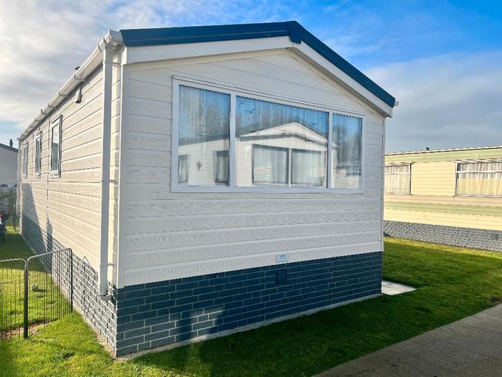 Prachtige stacaravan te koop – Nieuwpoort-Bad, Caravans en Kamperen, Stacaravans, Ophalen