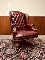 Luxe Klassiek Engel Chesterfield Bureaustoel, Ophalen of Verzenden