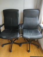 2 Zwarte MALKOLM Bureaustoelen IKEA, Ophalen, Gebruikt