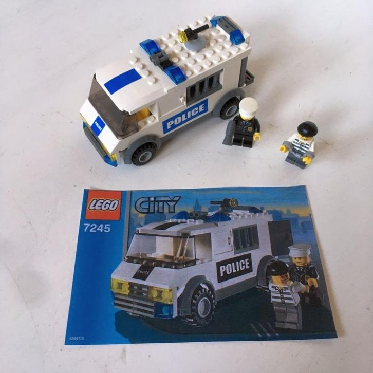 Lego City Politie - Gevangenen Transport - 7245, Kinderen en Baby's, Speelgoed | Duplo en Lego, Gebruikt, Lego, Complete set, Ophalen of Verzenden