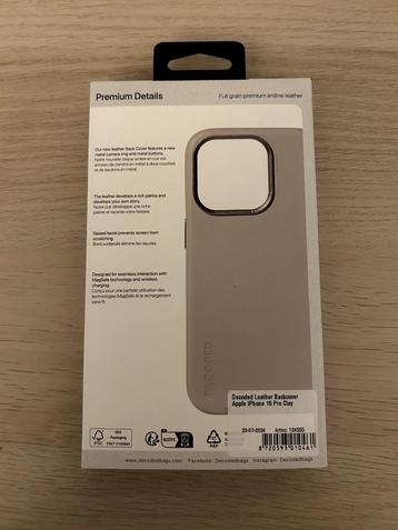 iPhone 15 Pro Magsafe leather case Decoded beschikbaar voor biedingen