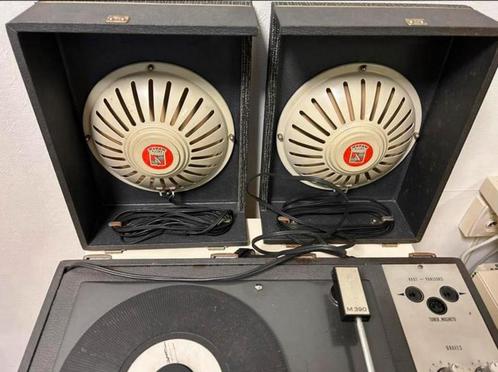 Originele vintage platenspeler Marconi Pathé M390, Audio, Tv en Foto, Platenspelers, Platenspeler, Ophalen