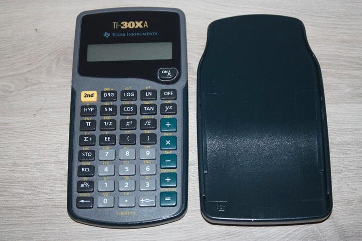 Texas Instruments TI-30XA rekenmachine perfect werkend, Diversen, Rekenmachines, Gebruikt, Ophalen of Verzenden