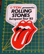 Sticker TDK Rolling Stones European Tour 1982 Cassettes, Ophalen of Verzenden