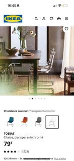 Chaise IKEA TOBIAS – Transparente, Huis en Inrichting, Stoelen, Ophalen, Gebruikt, Overige kleuren, Moderne minimaliste
