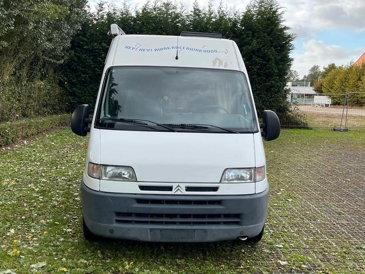 CITROEN JUMPER 2.8JTD KAMPEERWAGEN 3+1 2PERSBED KEUKEN, Caravans en Kamperen, Mobilhomes, Bedrijf, tot en met 2, Buscamper of Camperbus