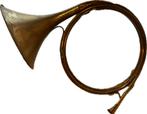 Jachthoren antiek, Musique & Instruments, Instruments à vent | Tubas, Utilisé, Enlèvement ou Envoi